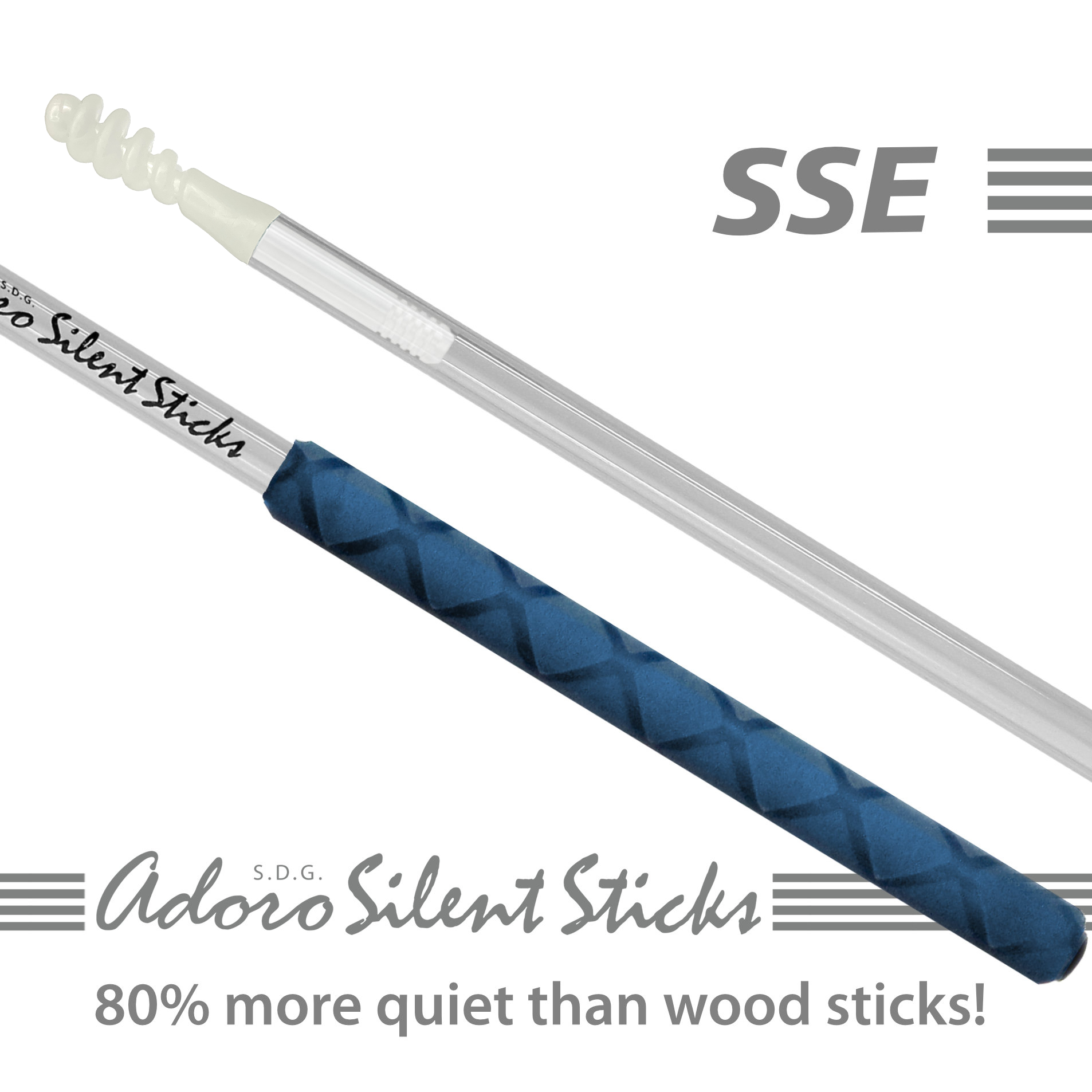 Silent-E-Sticks for e-drums (V2.0)